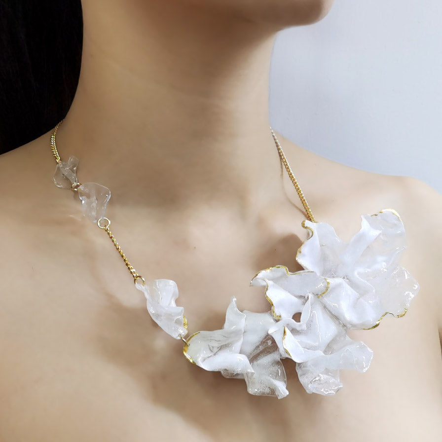 Hydrangea necklace hot sale