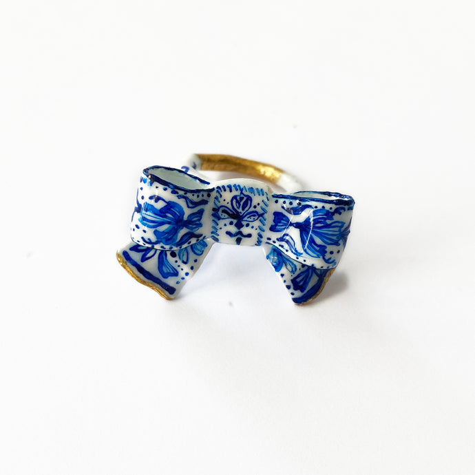 Bow Ring - Portuguese Tile