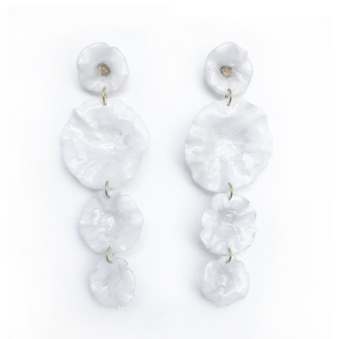 Falling Snow Earrings