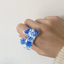 Load image into Gallery viewer, Bow Ring - Peony Pattern