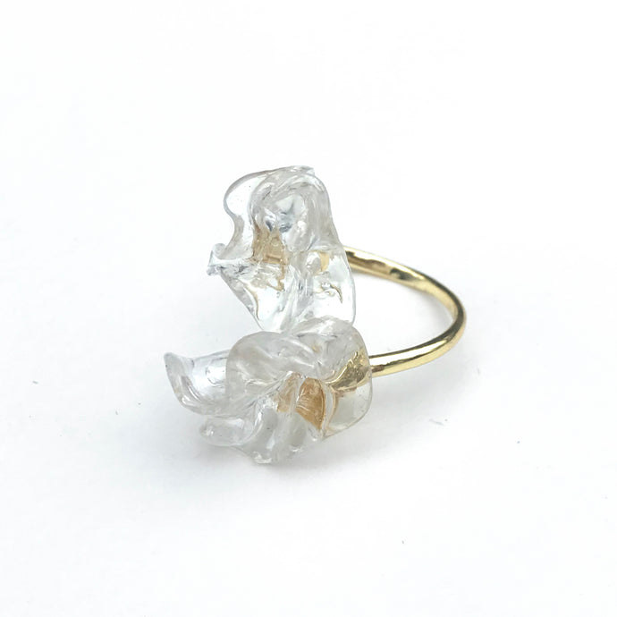 Clear Blossom Ring